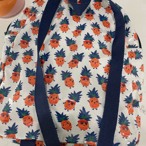 Roller Rabbit pineapple backpack NEVER USED - Picture 7 of 8